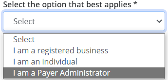 Select Payer Administrator